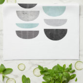 Serviette de thé moderne d'abrégé sur géométrique (Plié)