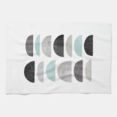 Serviette de thé moderne d'abrégé sur géométrique (Horizontal)