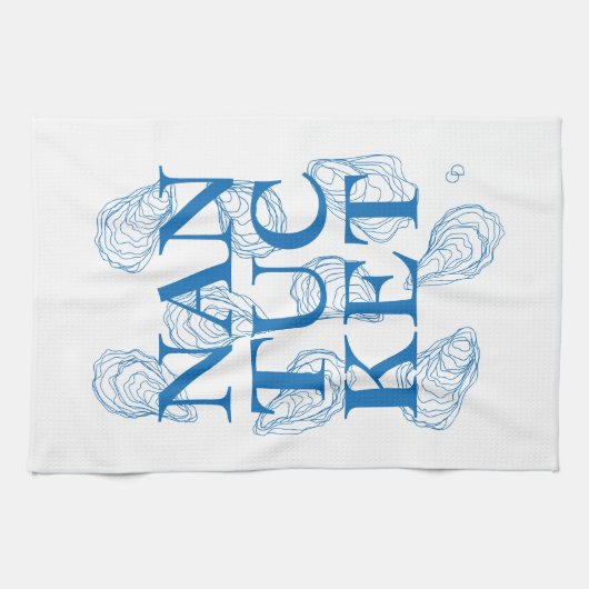 Serviette de thé Nantucket Oyster (Horizontal)
