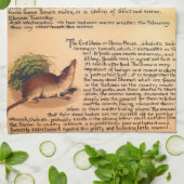 Serviette de thé Nature Notes février par Edith Ho (Plié)