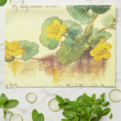 Serviette de thé Nature Notes par Edith Holden (Plié)