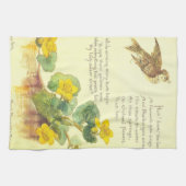 Serviette de thé Nature Notes par Edith Holden (Horizontal)