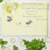 Serviette de thé Nature Notes par Edith Holden (Plié)