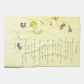 Serviette de thé Nature Notes par Edith Holden (Horizontal)