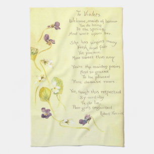 Serviette de thé Nature Notes par Edith Holden
