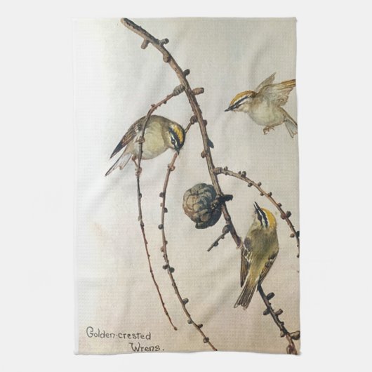 Serviette de thé Nature Notes par Edith Holden (Vertical)