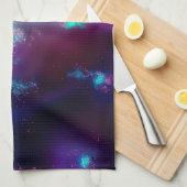 Serviette de thé Night Sky Neon (Quart Plié)