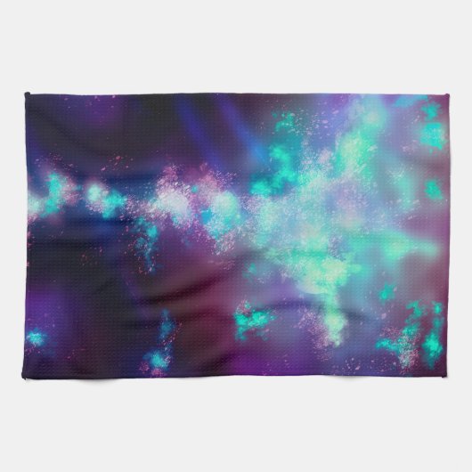 Serviette de thé Night Sky Neon (Horizontal)