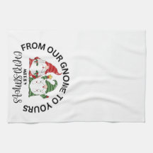 Serviette de thé Noël Gnome