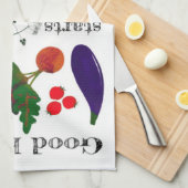 Serviette de thé organique de légumes (Quart Plié)