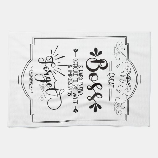 serviette de thé patron (Horizontal)