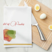 Serviette de thé Peachy Bliss (Quart Plié)