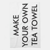 Serviette de thé personnalisée par coutume de (Vertical)