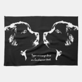 Serviette de thé personnalisée par serviette de (Horizontal)