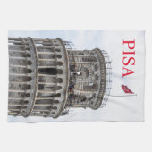 Serviette de thé Pisa Leaning Tower (Horizontal)