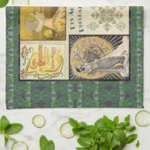 Serviette de thé pour dames Art Nouveau (Plié)