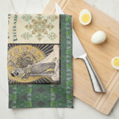 Serviette de thé pour dames Art Nouveau (Quart Plié)