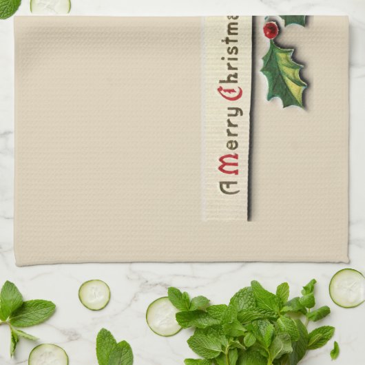 Serviette de thé pour Noël (Plié)