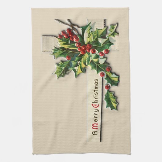 Serviette de thé pour Noël (Vertical)