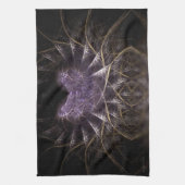 Serviette de thé pourpre du coeur 16x24in de (Vertical)