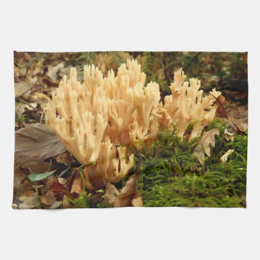 Serviette de thé Ramaria stricta Fungi (Horizontal)