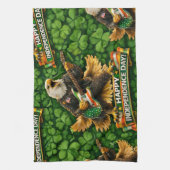 Serviette de thé Rockstar American Eagle Independe (Vertical)