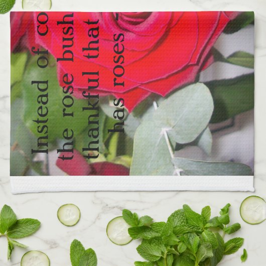 Serviette de thé rose (Plié)