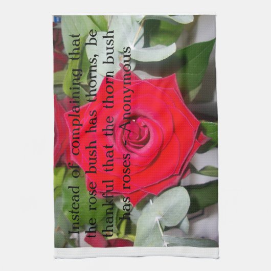 Serviette de thé rose (Vertical)