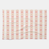 Serviette de thé rose corail (Horizontal)