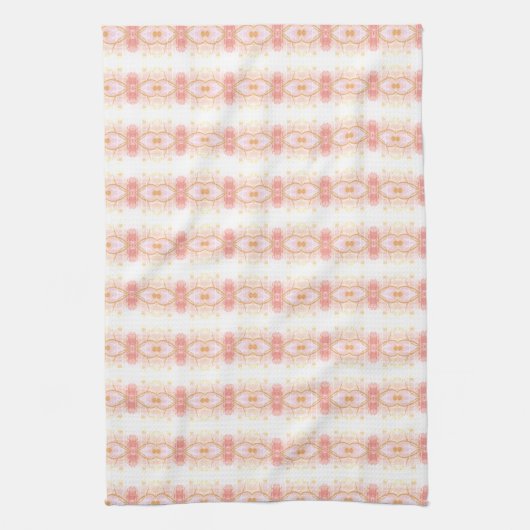 Serviette de thé rose corail (Vertical)