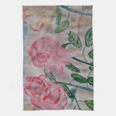 Serviette de thé Rose été Abstraite (Vertical)