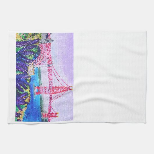 Serviette de thé San Francisco (Horizontal)