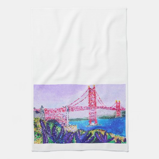 Serviette de thé San Francisco (Vertical)