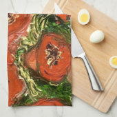 Serviette de thé sauvage de pavot (Quart Plié)