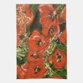 Serviette de thé sauvage de pavot (Vertical)