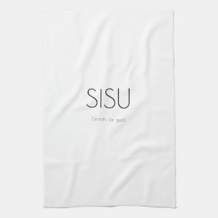 SERVIETTE DE THÉ SISU