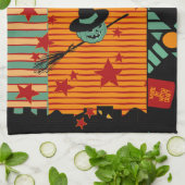 Serviette de thé Starry Ride avec Jack vert (Plié)