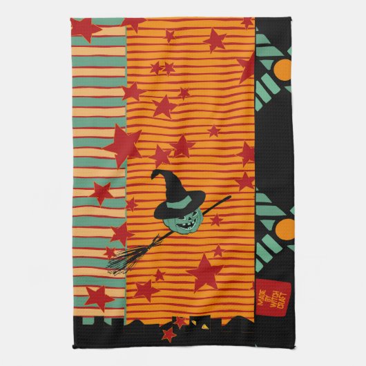 Serviette de thé Starry Ride avec Jack vert (Vertical)