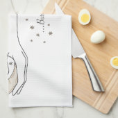 Serviette de thé Sun, Moon et Stars (Quart Plié)