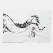 serviette de thé tentacules de pieuvre (Horizontal)