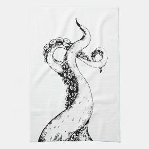 serviette de thé tentacules de pieuvre
