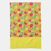 Serviette de thé - Tranches de fruits d'agrumes (Vertical)