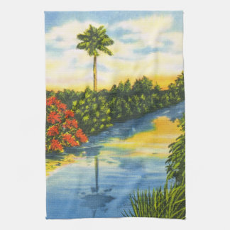 Serviette de thé vintage de cuisine de coucher du