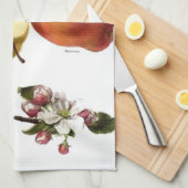 Serviette de thé vintage pomme (Quart Plié)