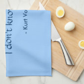 Serviette de thé - Vonnegut ceci est gentil (Quart Plié)