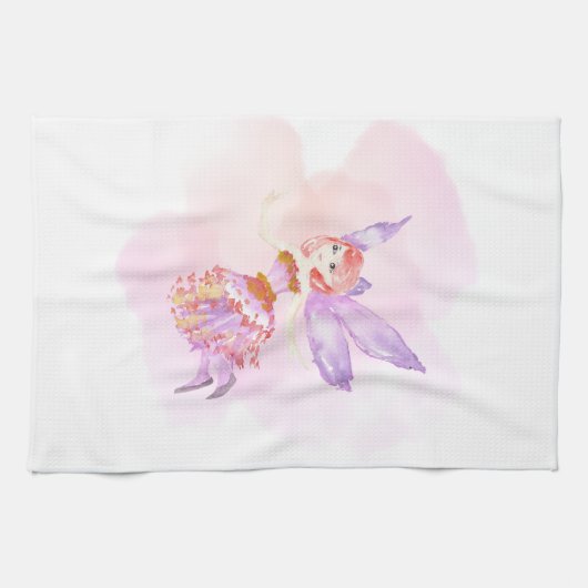 Serviette de thé "Watercolor Fairy" (Horizontal)