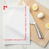 Serviette de tissu de communion (Quart Plié)