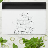 serviette de toilette avec Jean 3:16 (Plié)