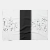serviette de toilette avec Jean 3:16 (Horizontal)
