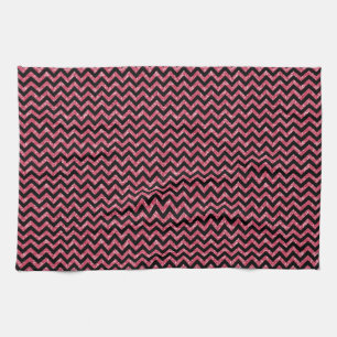 Serviette de toilette Chevron Parties scintillant